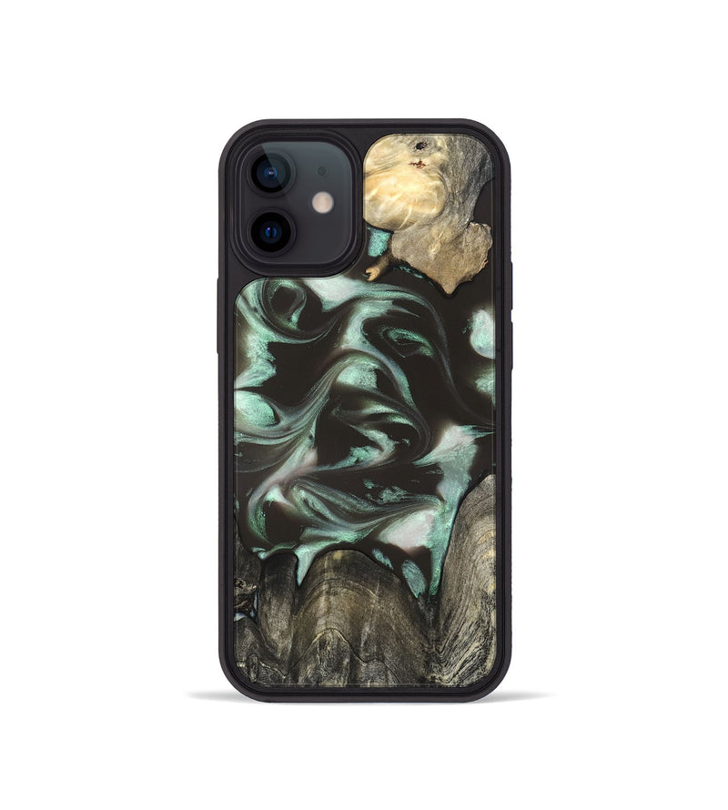 iPhone 12 mini Wood Phone Case - Jesse (Green, 819952)