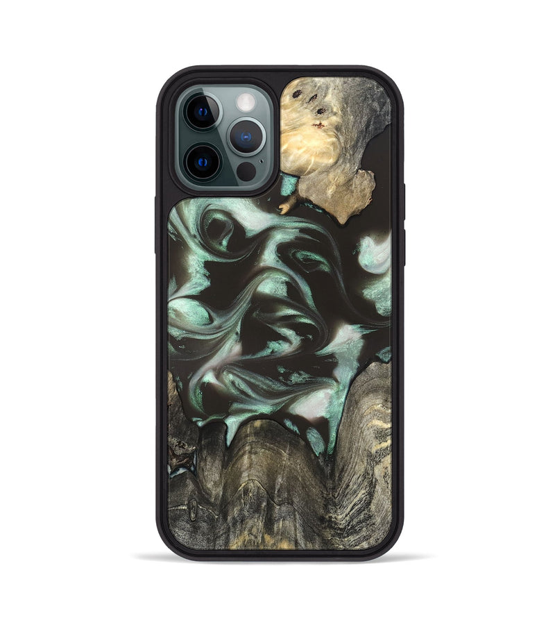 iPhone 12 Pro Wood Phone Case - Jesse (Green, 819952)