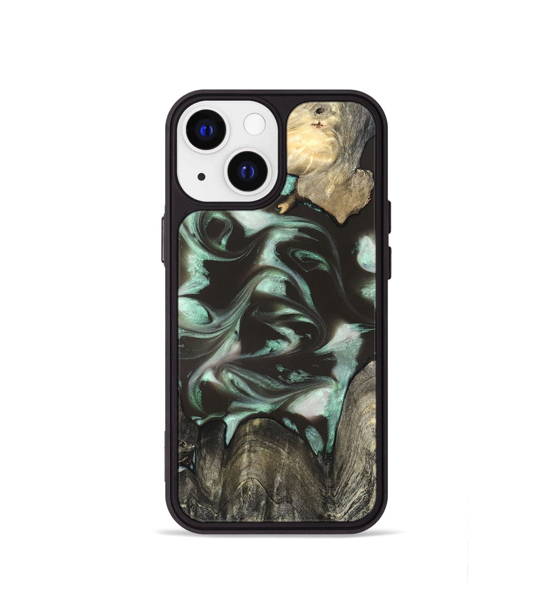 iPhone 13 mini Wood Phone Case - Jesse (Green, 819952)