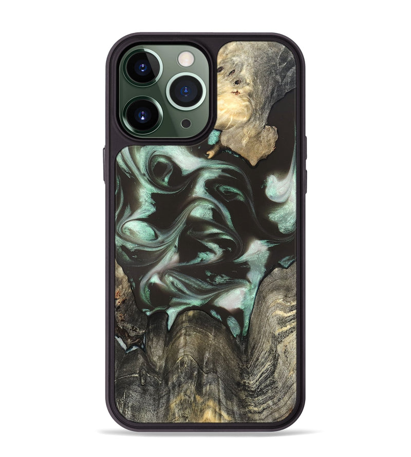 iPhone 13 Pro Max Wood Phone Case - Jesse (Green, 819952)
