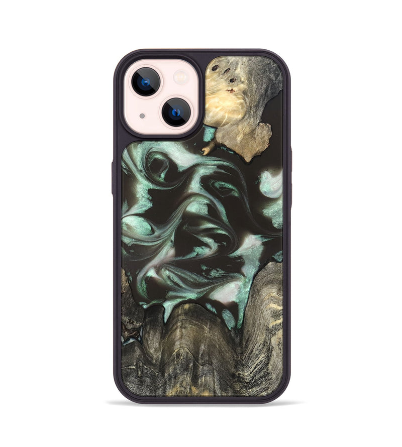 iPhone 14 Wood Phone Case - Jesse (Green, 819952)