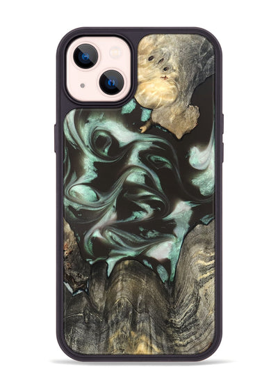 iPhone 14 Plus Wood Phone Case - Jesse (Green, 819952)