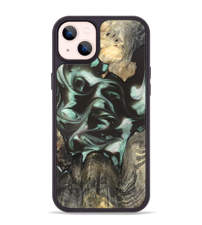 iPhone 14 Plus Wood Phone Case - Jesse (Green, 819952)