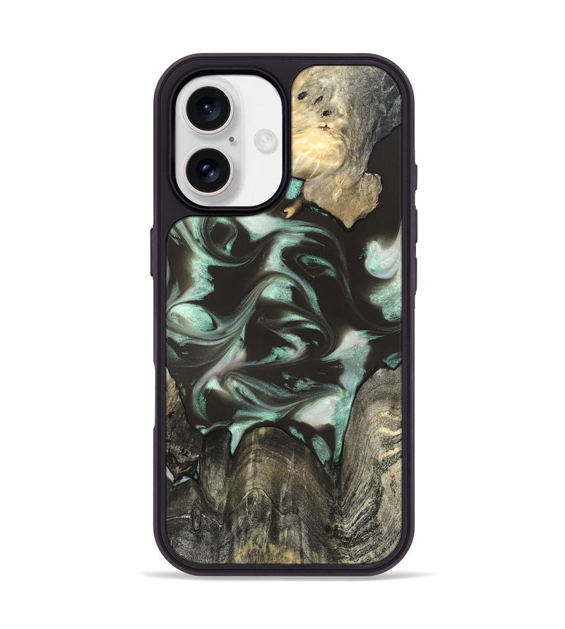 iPhone 17 Wood Phone Case - Jesse (Green, 819952)