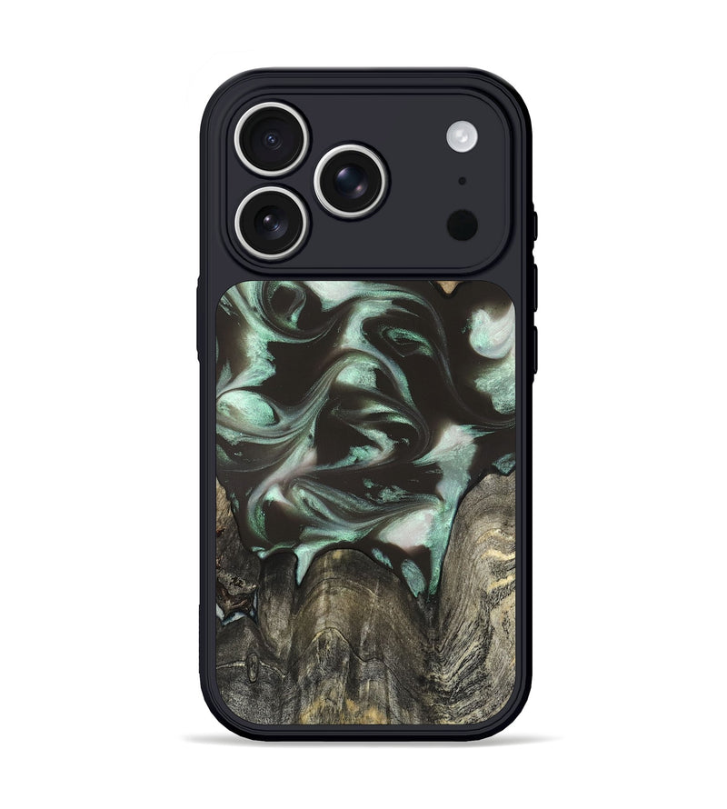 iPhone 17 Pro Wood Phone Case - Jesse (Green, 819952)