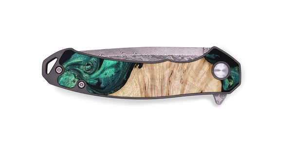 EDC Wood Pocket Knife - Casen (Green, 819955)