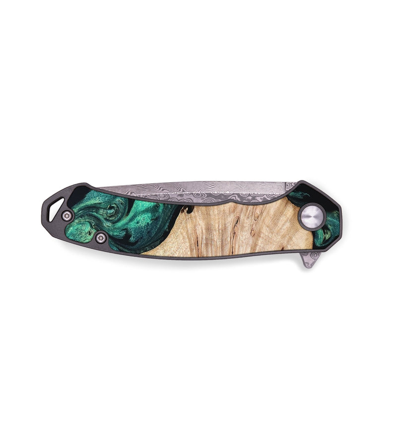 EDC Wood Pocket Knife - Casen (Green, 819955)