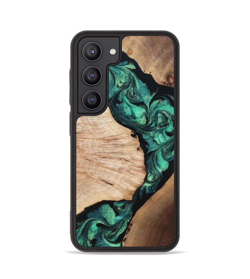 Galaxy S23 Wood Phone Case - Casen (Green, 819955)