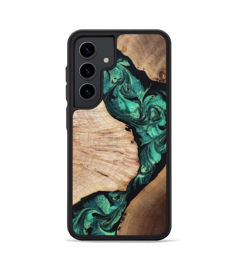 Galaxy S24 Wood Phone Case - Casen (Green, 819955)