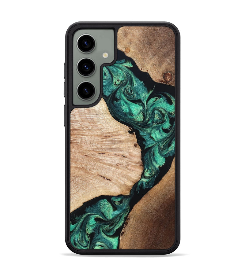 Galaxy S24 Plus Wood Phone Case - Casen (Green, 819955)