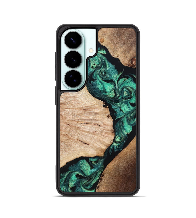 Galaxy S26 Wood Phone Case - Casen (Green, 819955)