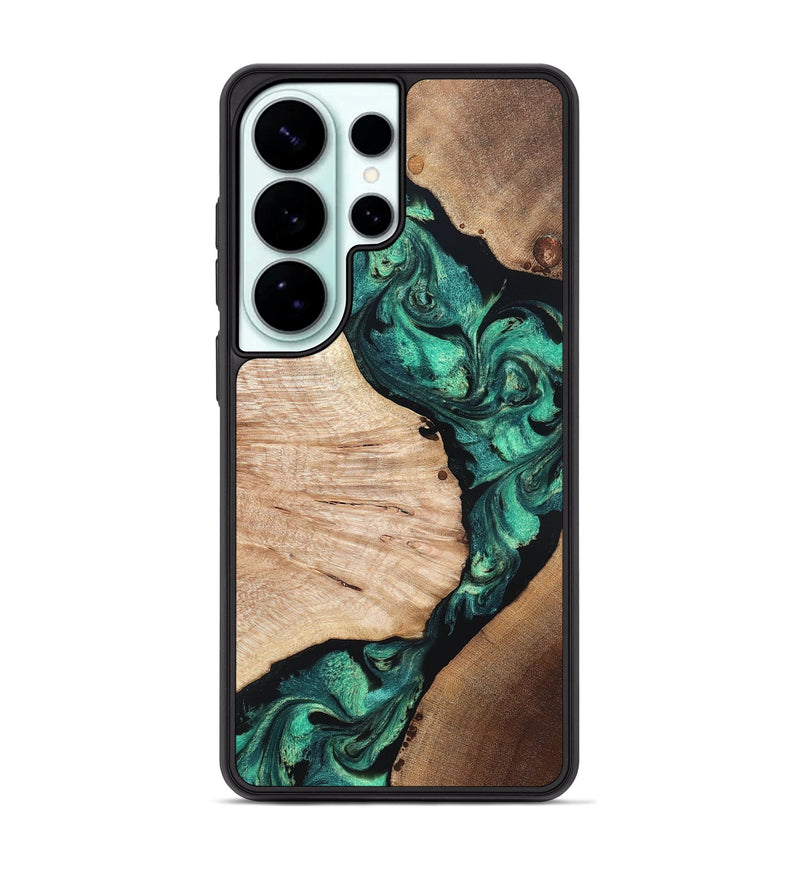 Galaxy S26 Ultra Wood Phone Case - Casen (Green, 819955)