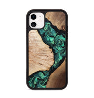 iPhone 11 Wood Phone Case - Casen (Green, 819955)