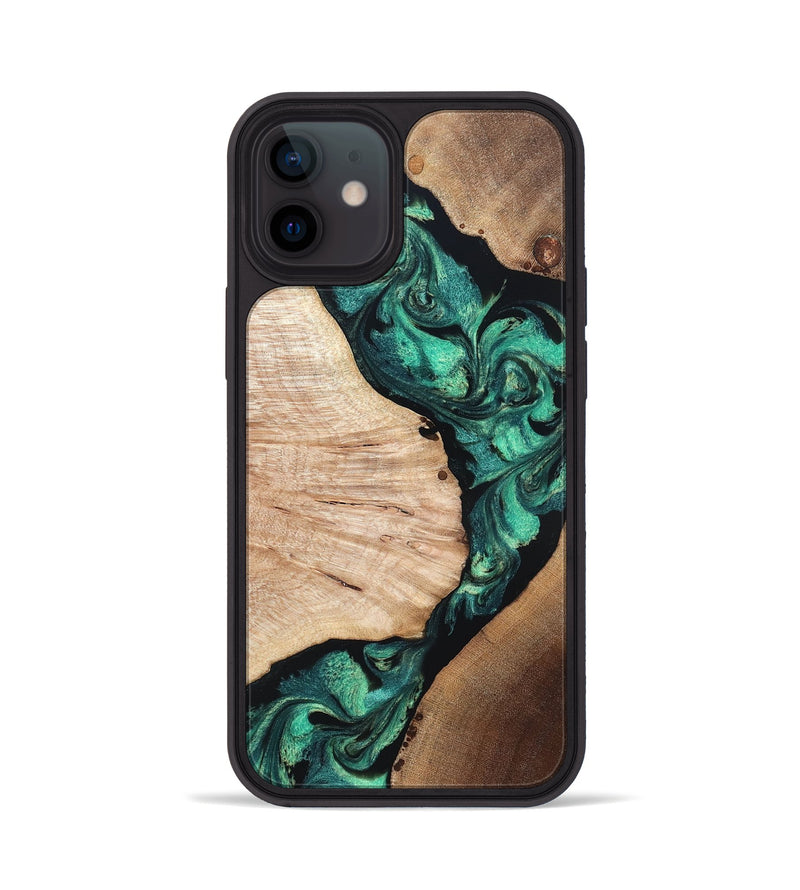 iPhone 12 Wood Phone Case - Casen (Green, 819955)