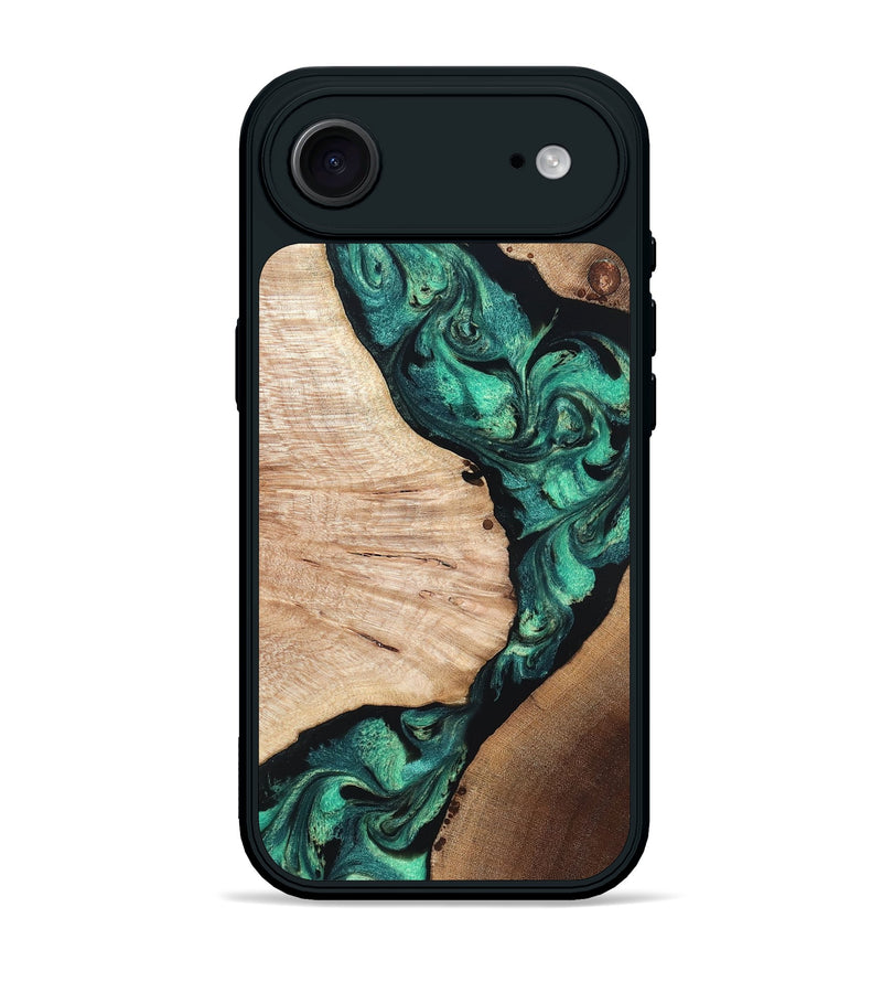 iPhone 17 Air Wood Phone Case - Casen (Green, 819955)