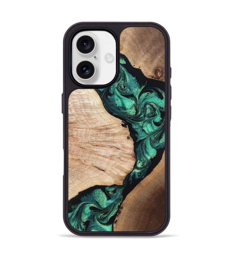 iPhone 17 Wood Phone Case - Casen (Green, 819955)