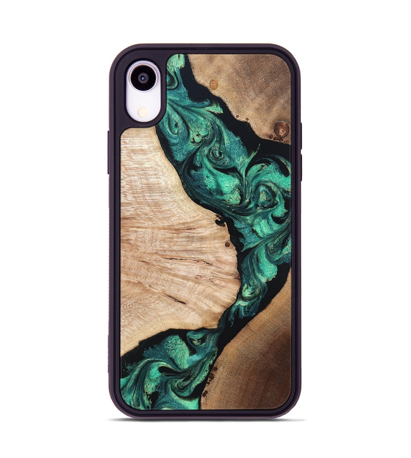 iPhone Xr Wood Phone Case - Casen (Green, 819955)