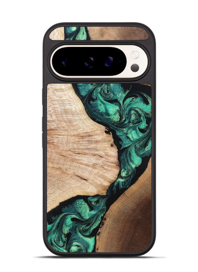 Pixel 9 Pro Wood Phone Case - Casen (Green, 819955)