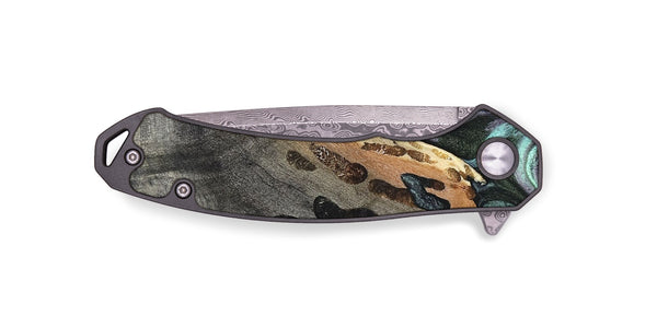 EDC Wood Pocket Knife - Libby (Green, 819956)