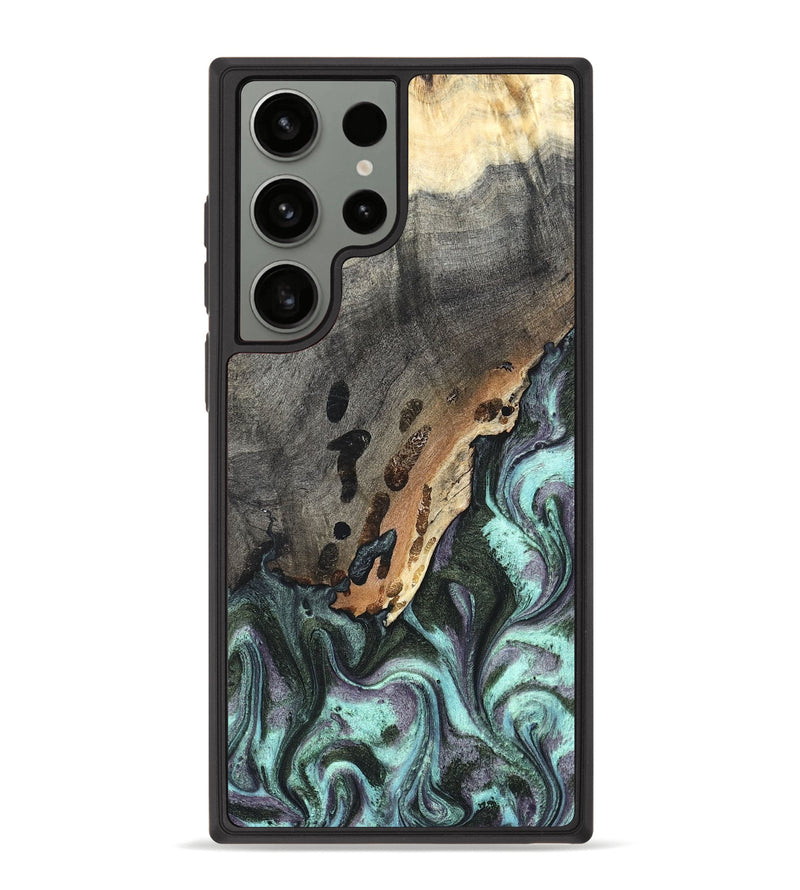 Galaxy S23 Ultra Wood Phone Case - Libby (Green, 819956)