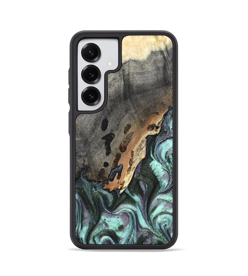 Galaxy S25 Wood Phone Case - Libby (Green, 819956)