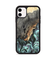iPhone 11 Wood Phone Case - Libby (Green, 819956)