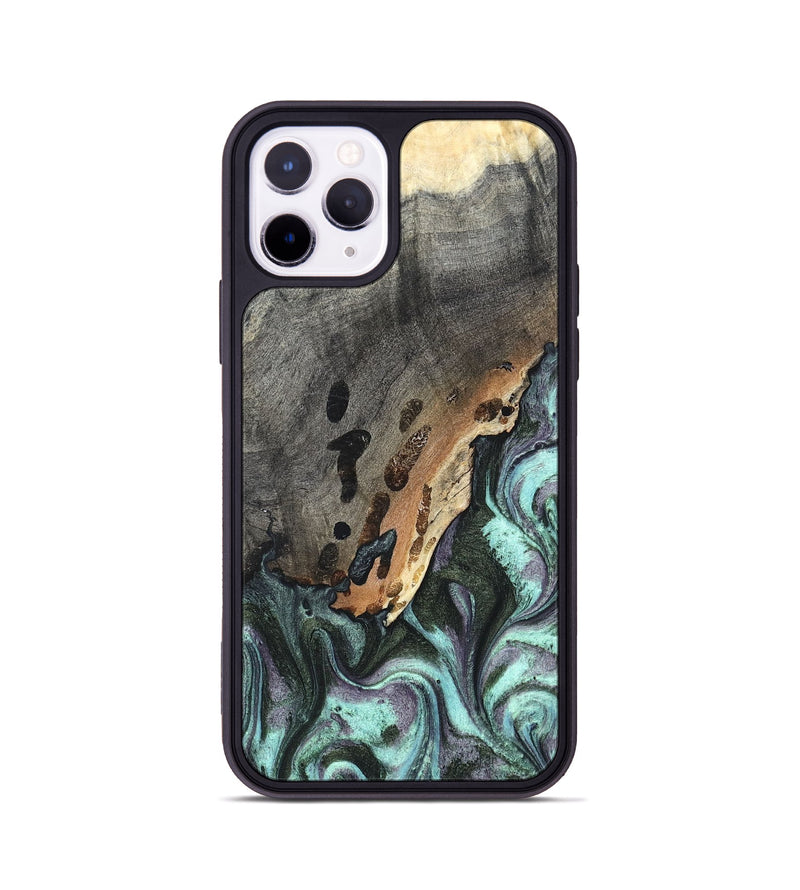 iPhone 11 Pro Wood Phone Case - Libby (Green, 819956)