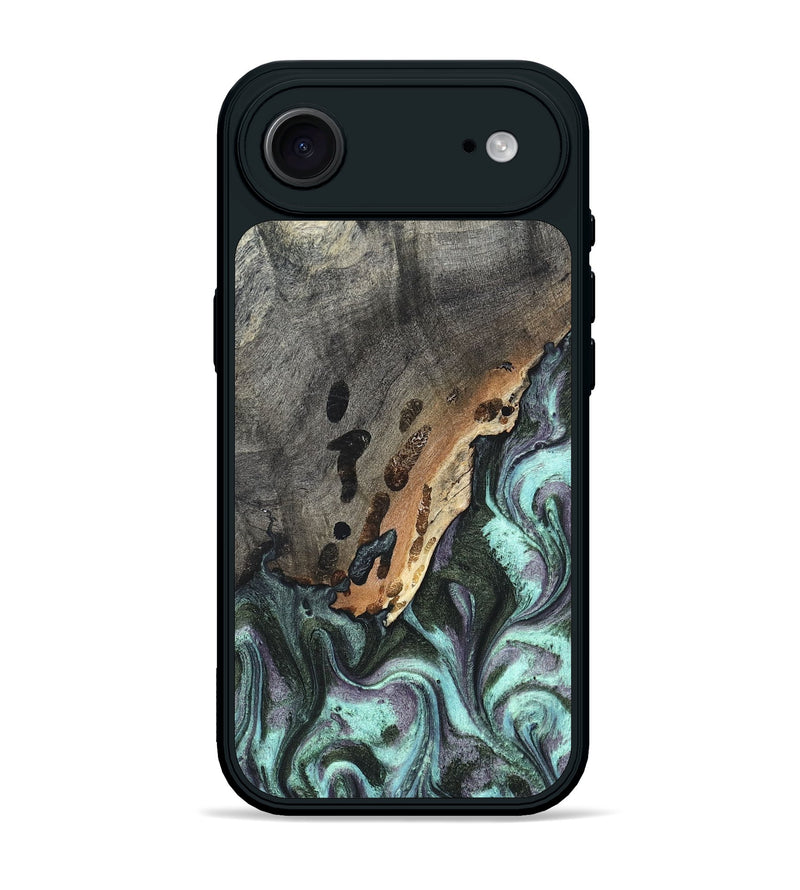 iPhone 17 Air Wood Phone Case - Libby (Green, 819956)