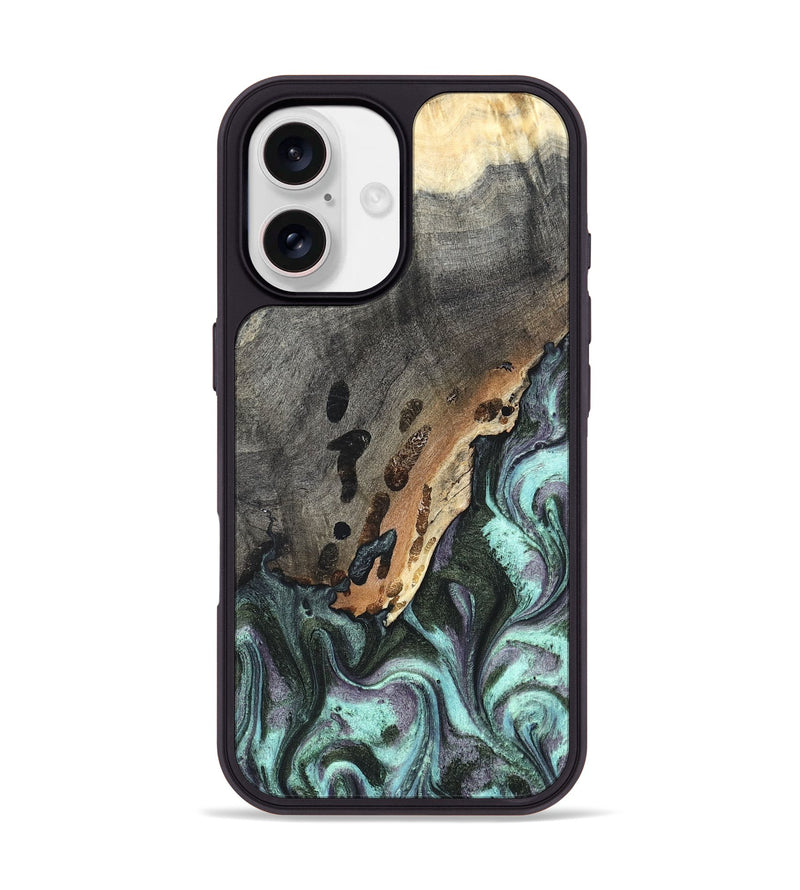 iPhone 17 Wood Phone Case - Libby (Green, 819956)