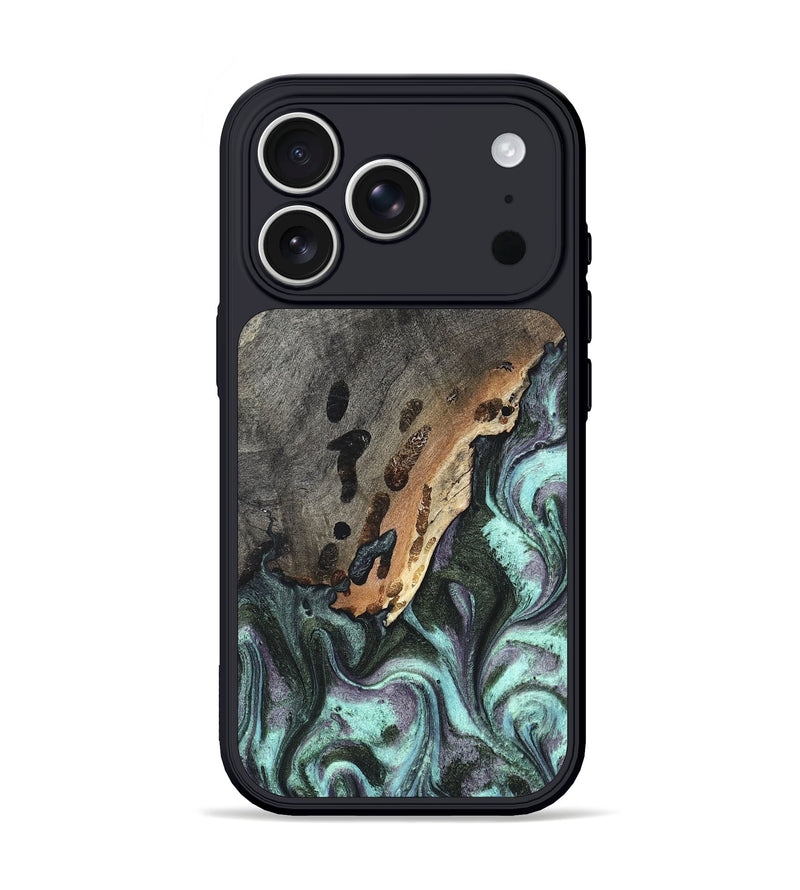 iPhone 17 Pro Wood Phone Case - Libby (Green, 819956)