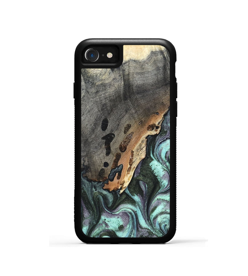 iPhone SE Wood Phone Case - Libby (Green, 819956)