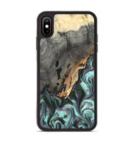 iPhone Xs Max Wood Phone Case - Libby (Green, 819956)