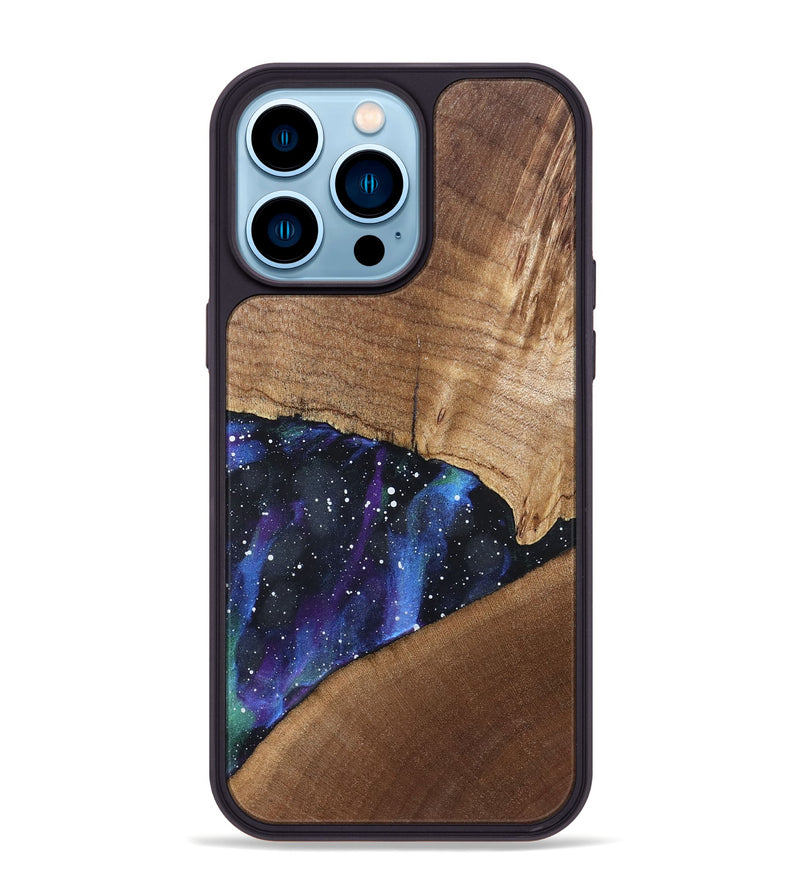 iPhone 14 Pro Max Wood Phone Case - Ezrah (Cosmos, 819962)