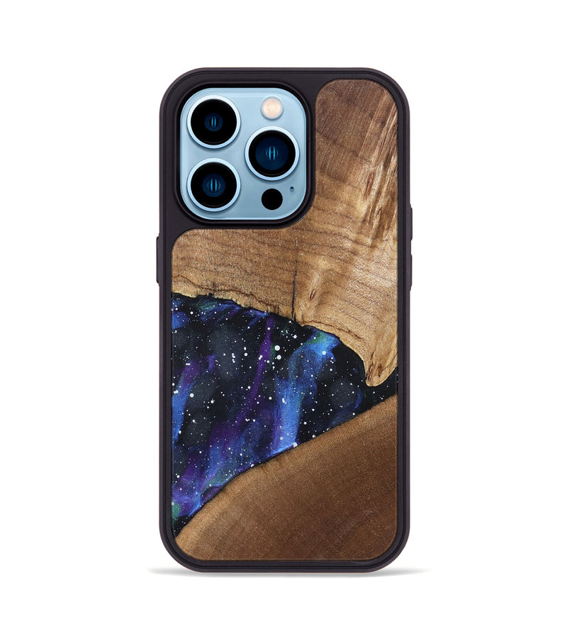 iPhone 14 Pro Wood Phone Case - Ezrah (Cosmos, 819962)