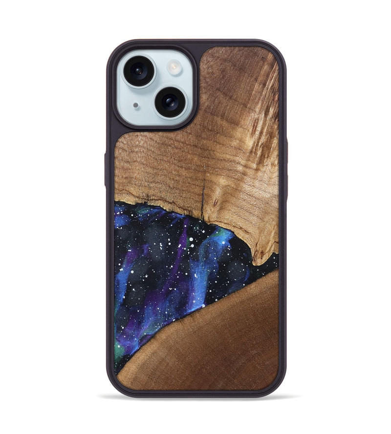 iPhone 15 Wood Phone Case - Ezrah (Cosmos, 819962)