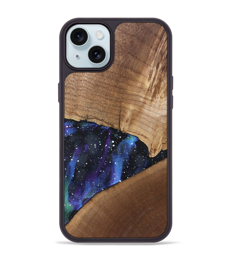 iPhone 15 Plus Wood Phone Case - Ezrah (Cosmos, 819962)