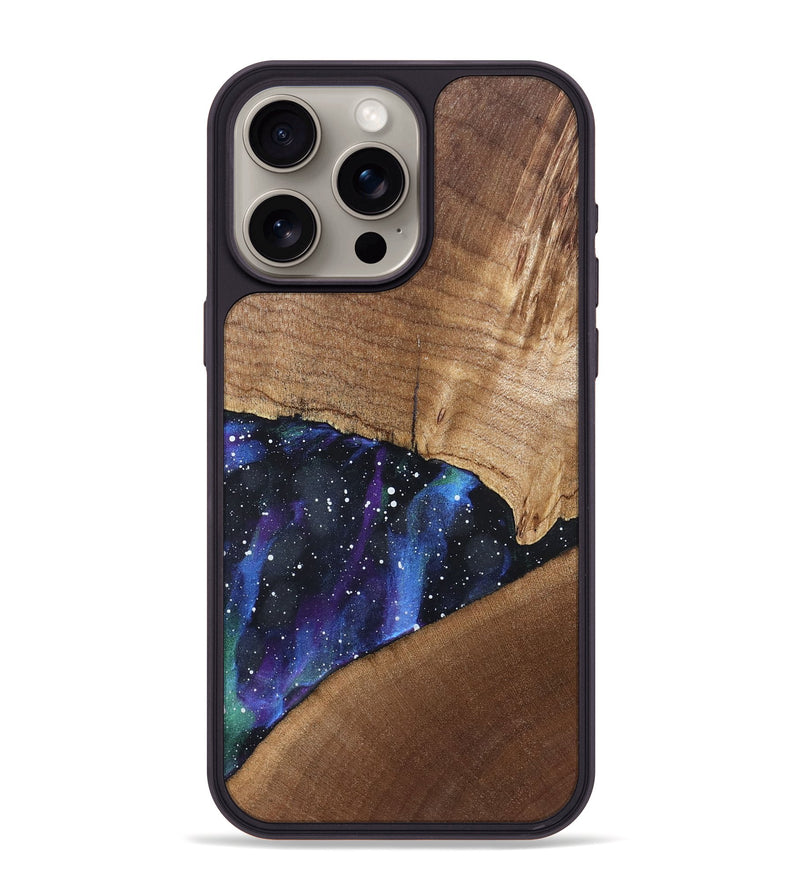 iPhone 15 Pro Max Wood Phone Case - Ezrah (Cosmos, 819962)