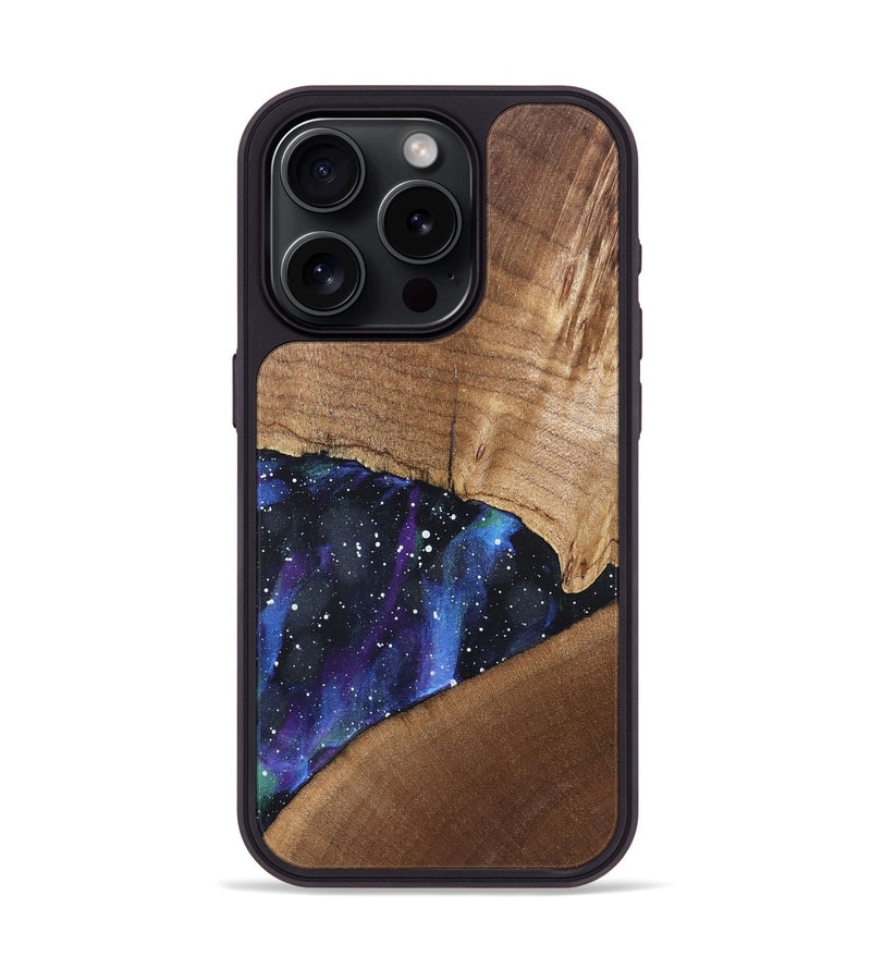 iPhone 15 Pro Wood Phone Case - Ezrah (Cosmos, 819962)