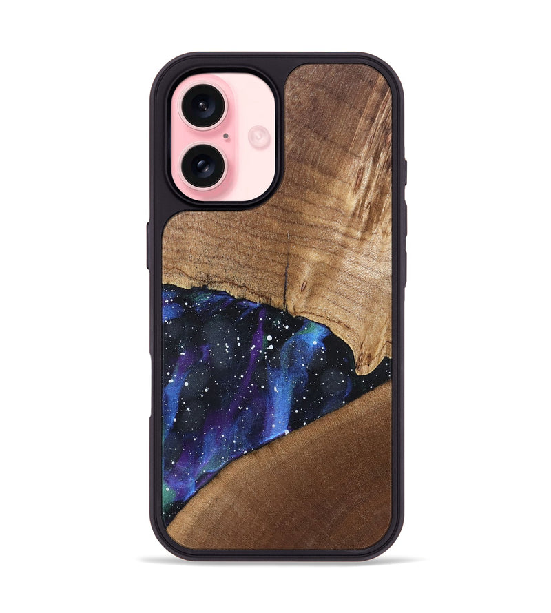 iPhone 16 Wood Phone Case - Ezrah (Cosmos, 819962)