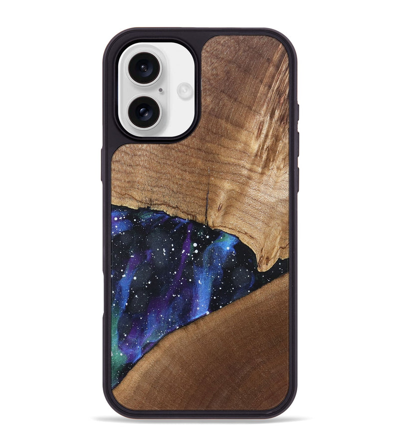 iPhone 16 Plus Wood Phone Case - Ezrah (Cosmos, 819962)