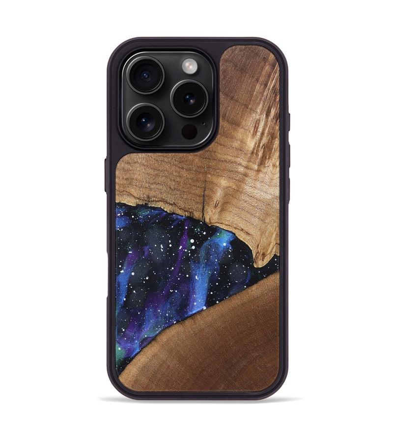 iPhone 16 Pro Wood Phone Case - Ezrah (Cosmos, 819962)
