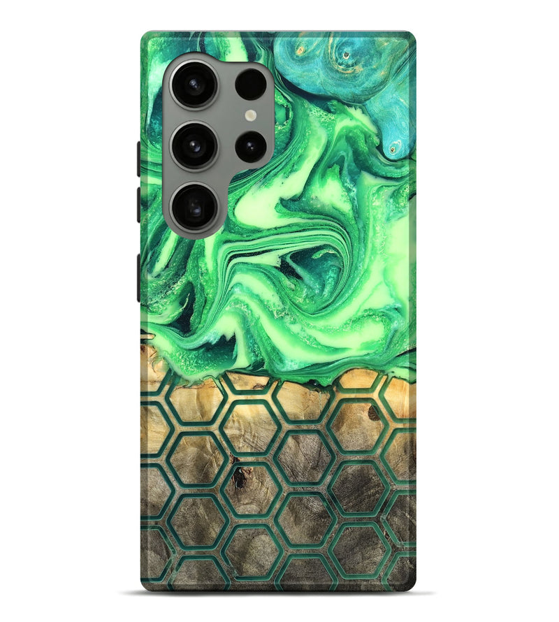 Galaxy S24 Ultra Wood Live Edge Phone Case - Onyx (Neon, 819977)