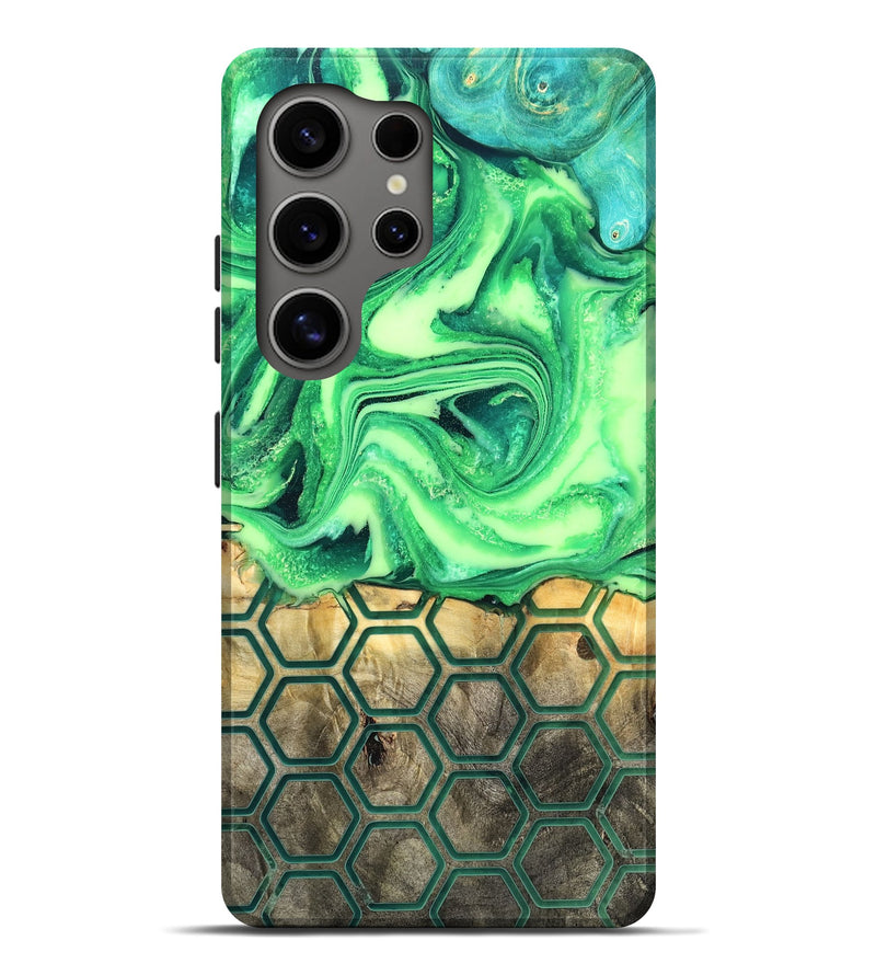 Galaxy S25 Ultra Wood Live Edge Phone Case - Onyx (Neon, 819977)