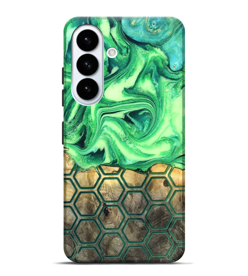 Galaxy S26 Plus Wood Live Edge Phone Case - Onyx (Neon, 819977)