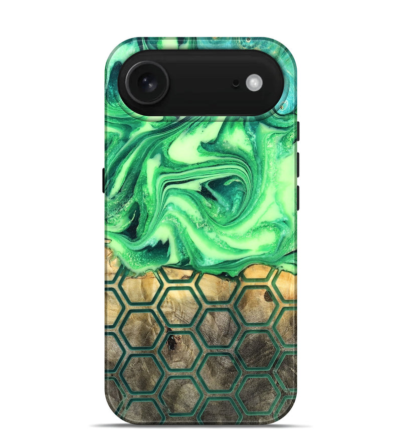 iPhone 17 Air Wood Live Edge Phone Case - Onyx (Neon, 819977)