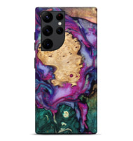 Galaxy S22 Ultra Wood Live Edge Phone Case - Kai (Purple, 819979)