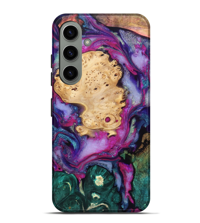 Galaxy S24 Plus Wood Live Edge Phone Case - Kai (Purple, 819979)