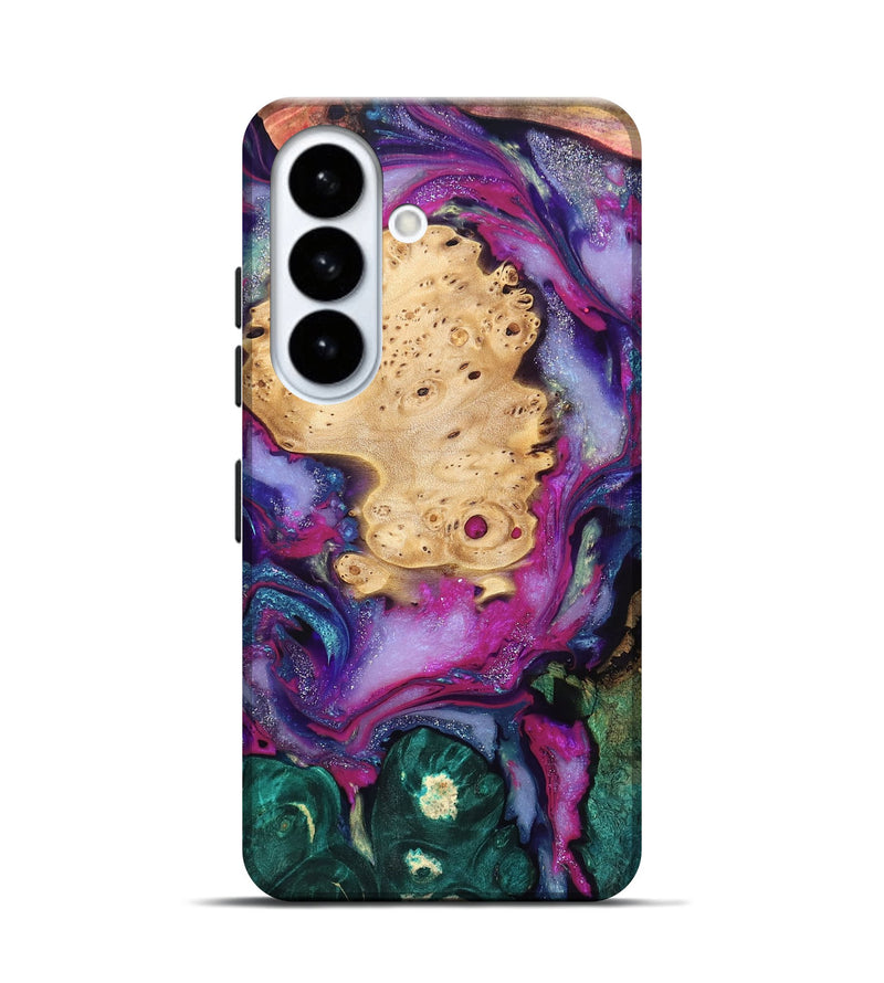 Galaxy S26 Wood Live Edge Phone Case - Kai (Purple, 819979)