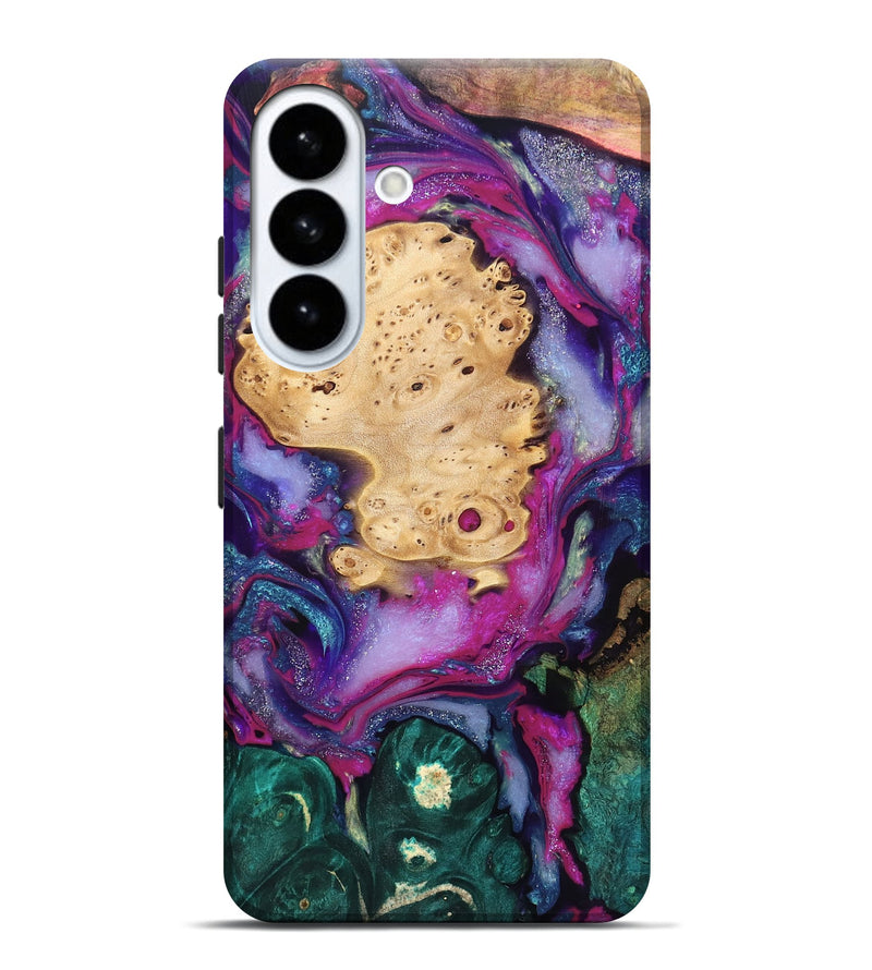 Galaxy S26 Plus Wood Live Edge Phone Case - Kai (Purple, 819979)