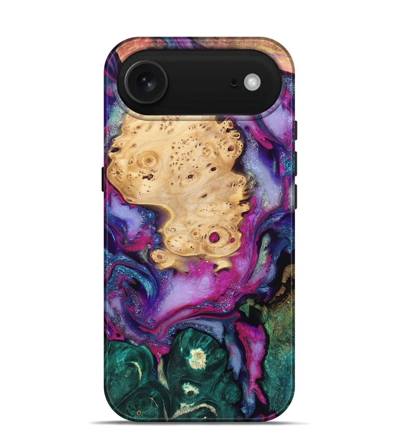 iPhone 17 Air Wood Live Edge Phone Case - Kai (Purple, 819979)